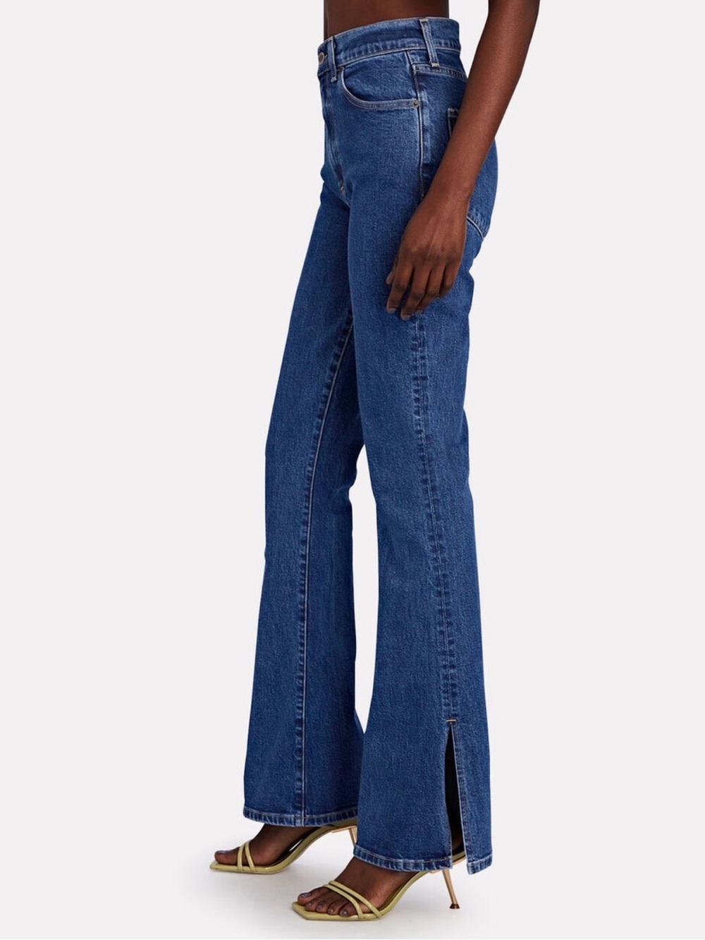 LE JEAN Stella High-Rise Flare Jeans